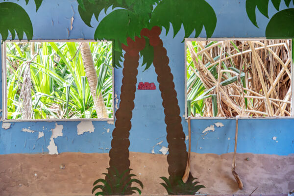 Mural at the Prospect of Whitby hotel