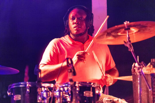 Drummer for band Hot Mess in Turks and Caicos