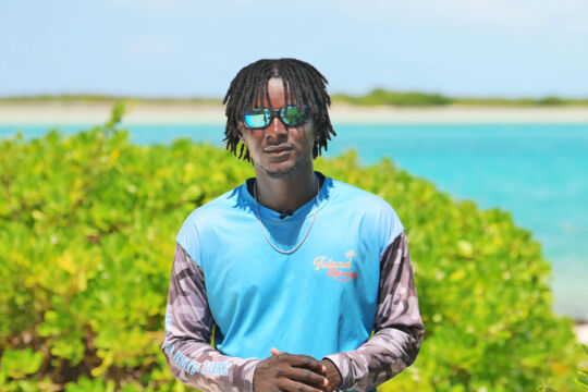 An eco-guide with Island Adventure TCI.