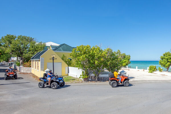 ATVs on Duke Street in Cockburn Town