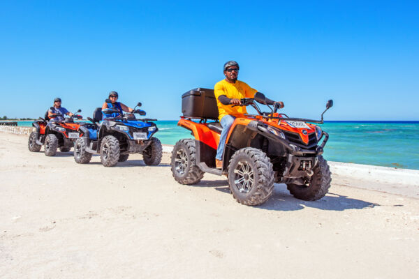 ATVs at Cockburn Town on Grand Turk