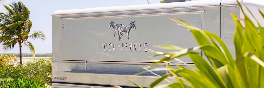 Jack & Jenny's food truck, Salterra Resort & Spa, South Caicos. 