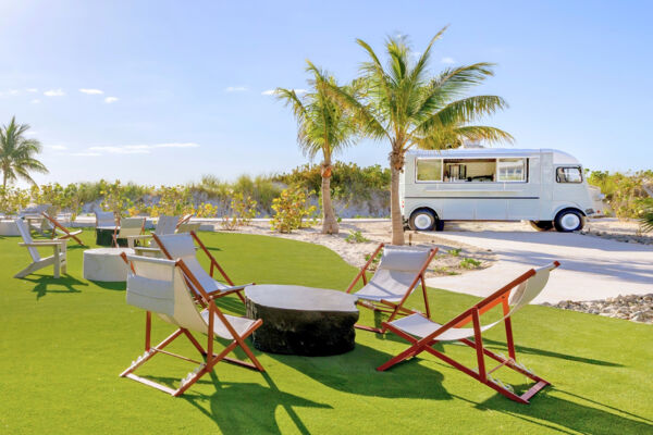 Jack & Jenny's food truck, South Caicos.