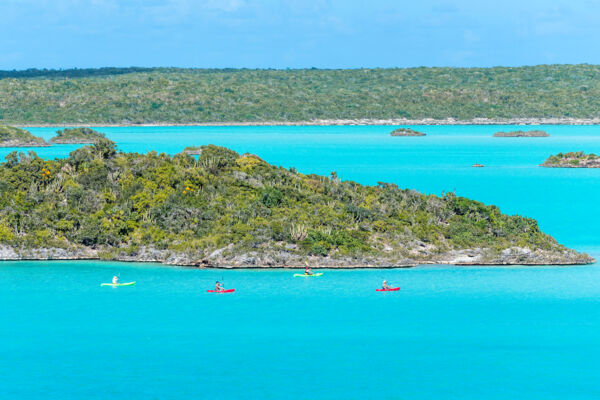 Kayaking in the Turks and Caicos at Chalk Sound National Park