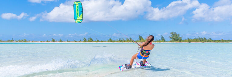 Kiteboarding in Turks and Caicos