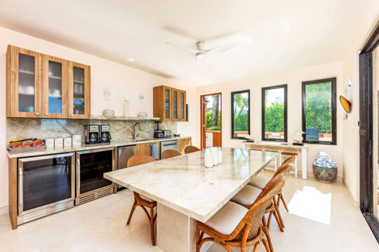 Dining table.