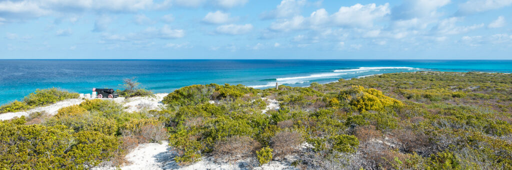 The view from Little Bluff Lookout on Salt Cay