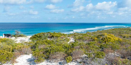 The view from Little Bluff Lookout on Salt Cay