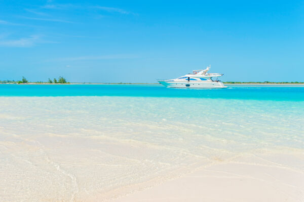 PRIVÉ luxury yacht in the Turks and Caicos