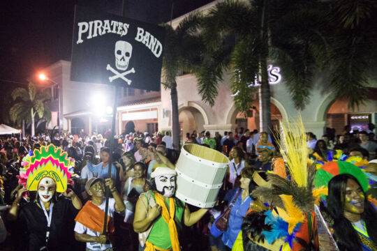Pirate parade at Maskanoo