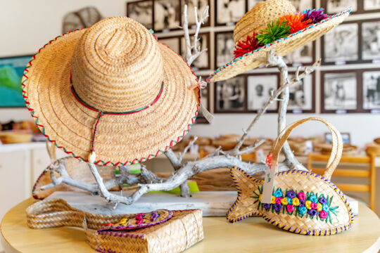 Crafts and interior at the Middle Caicos Co-op store on North Caicos.