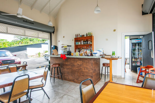 Interior view of Miss B's restaurant