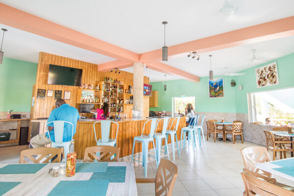 Interior of Mr. Grouper's restaurant