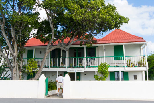 Exterior of the historic national museum on Front Street in Grand Turk