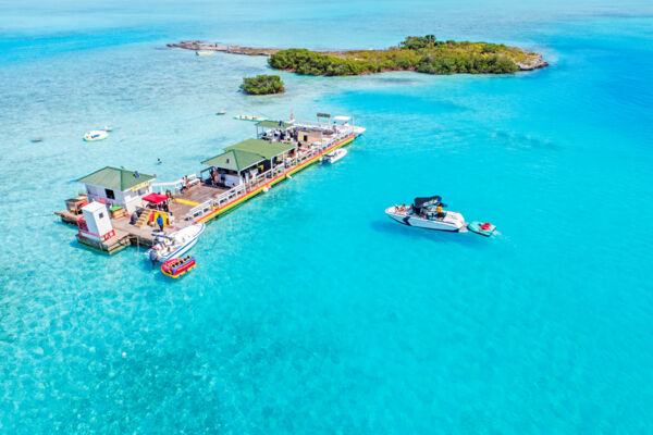 Noah's Ark floating bar in Turks and Caicos