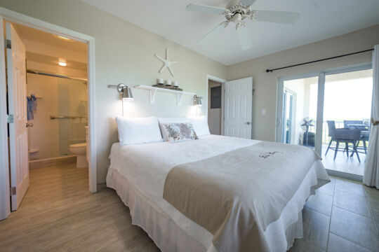 Bedroom in Northwest Point Resort suite