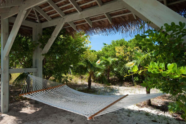 Beach chairs on the beach