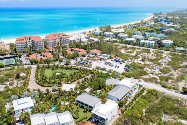 Aerial view of The Oasis at Grace Bay hotel