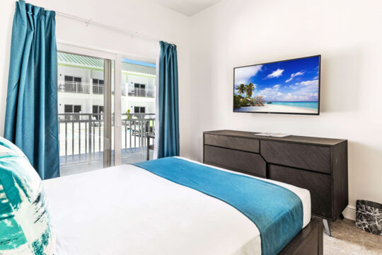 Hotel room on North Caicos.