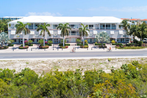 Aerial view of Ocean Club West Plaza