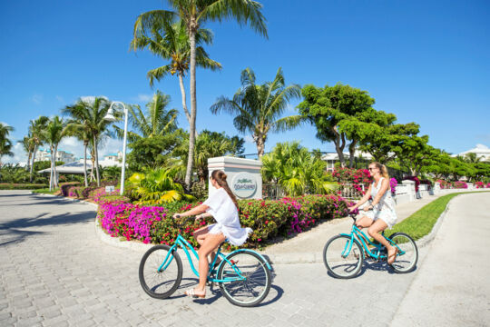 Cycling at Ocean Club West in Grace Bay