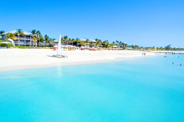 Calm Grace Bay Beach at Ocean Club