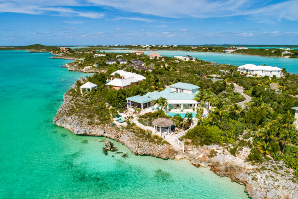 Aerial view of On the Rocks Villa