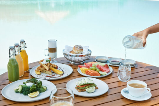 Breakfast at Parrot Cay Resort