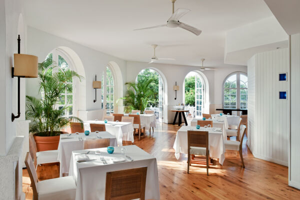 The Terrace Restaurant at the COMO Parrot Cay Resort