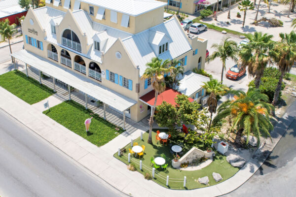 Aerial view of The Patty Place at La Petite Place.