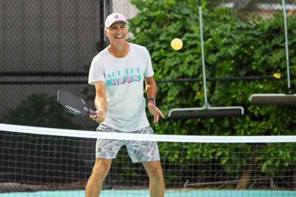 Pickleball instructor in the Turks and Caicos