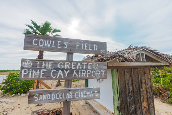 The Cowles Field Terminal at the Pine Cay Airport (PIC)