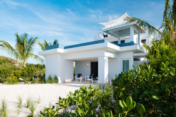 Aerial view of Plum Wild villa