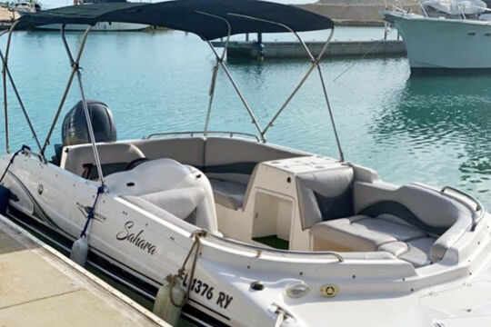 Godfrey Hurricane deck boat