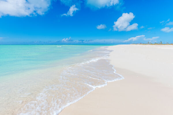 Beach at Fort George Cay in the Turks and Caicos