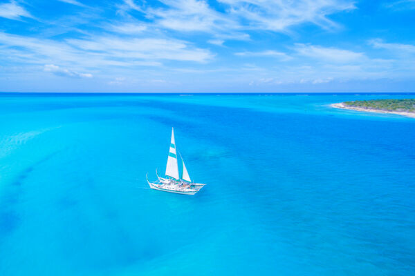 Saltboat in the Turks and Caicos