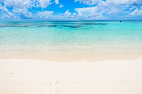 Beach in front of Sandbar Restaurant