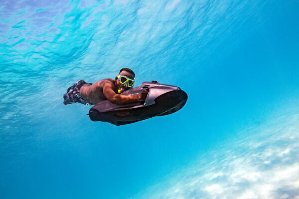 Snorkeler with Seabob