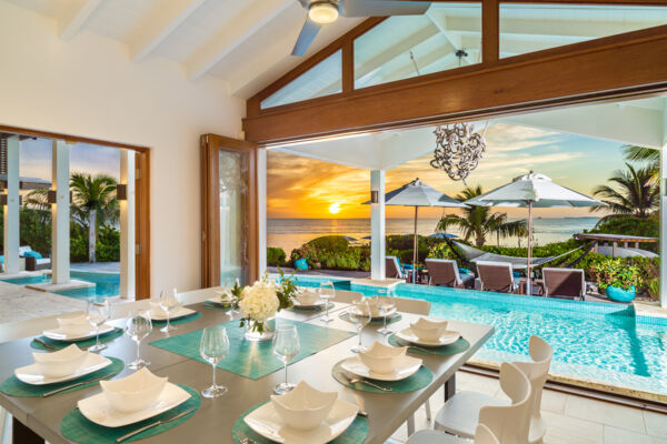 Pool at Sapphire Sunset with view of the ocean