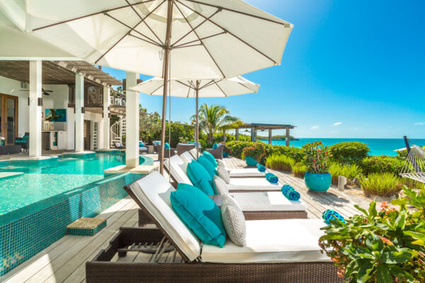 Pool at Sapphire Sunset with view of the ocean