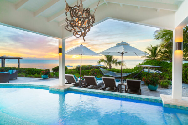 Pool at Sapphire Sunset with view of the ocean