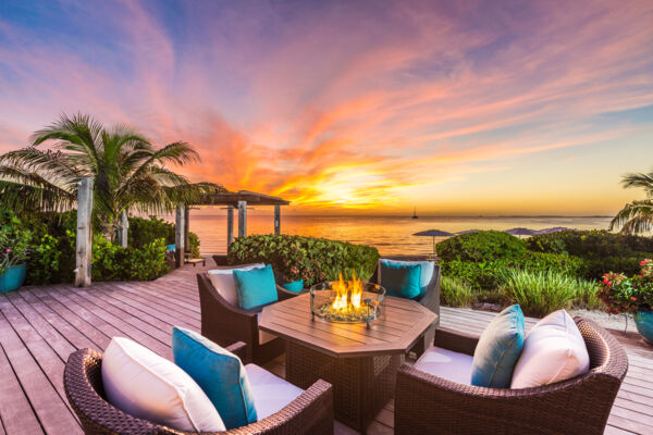 Pool at Sapphire Sunset with view of the ocean