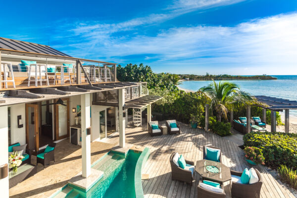 Pool at Sapphire Sunset with view of the ocean