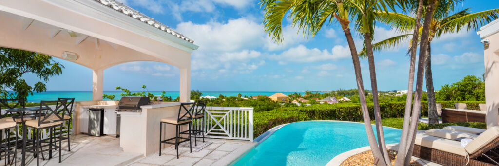 Pool and terrace at a villa