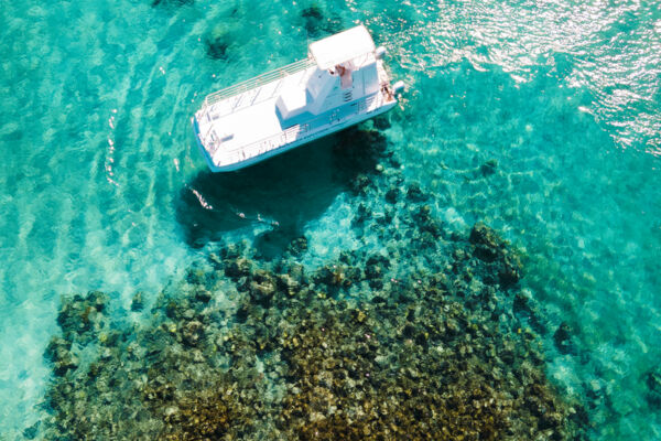 Aerial view of the semi-submarine