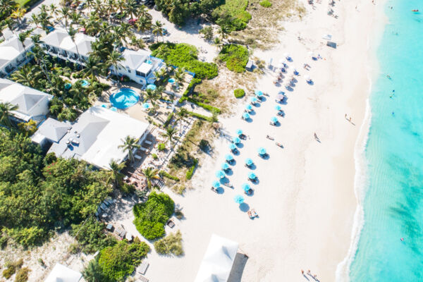 Aerial view of Sibonné Beach Hotel