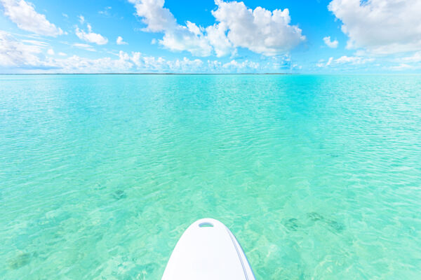 Paddle board at South Caicos