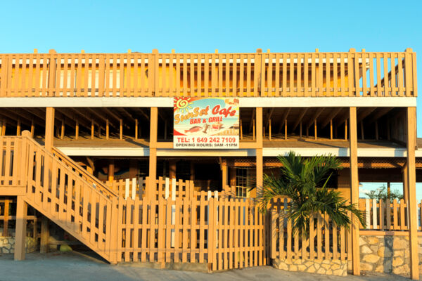 Exterior of Sunset Café & Bar