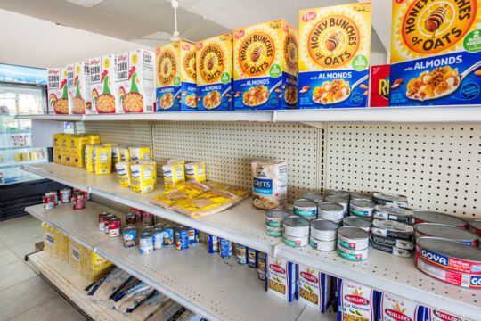 Small grocery store on North Caicos