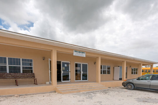 Exterior of Tee's Grocery on North Caicos